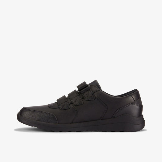 Daze Step 2 Youth Black Leather