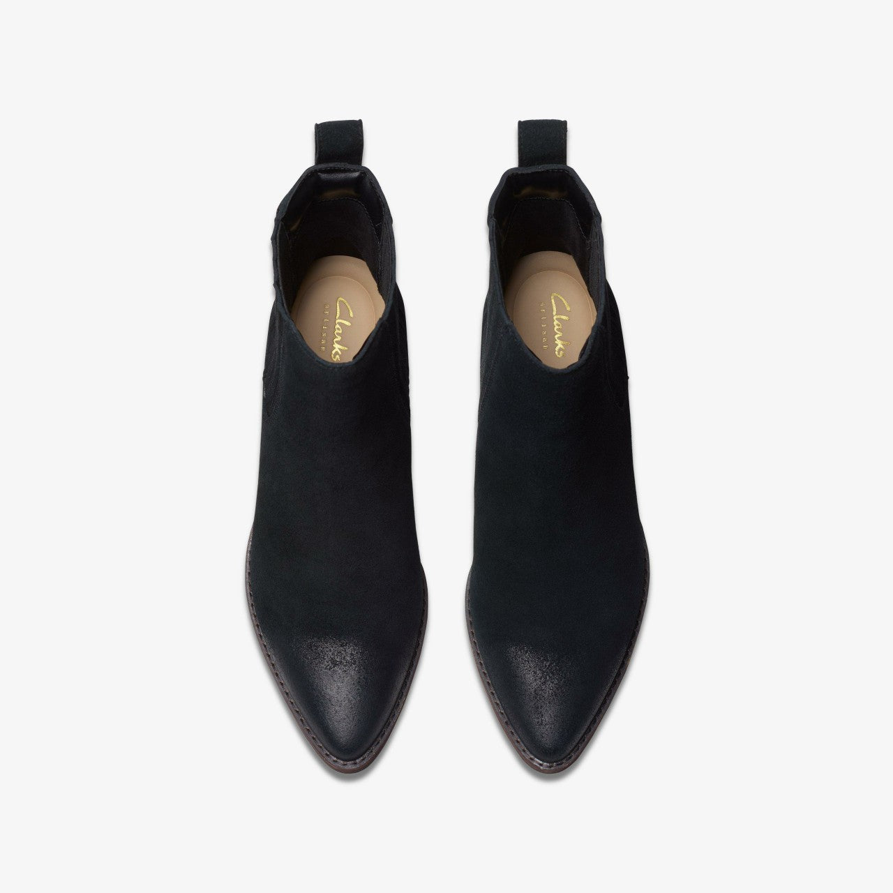 Morzine Top Ankle Boot Black Suede