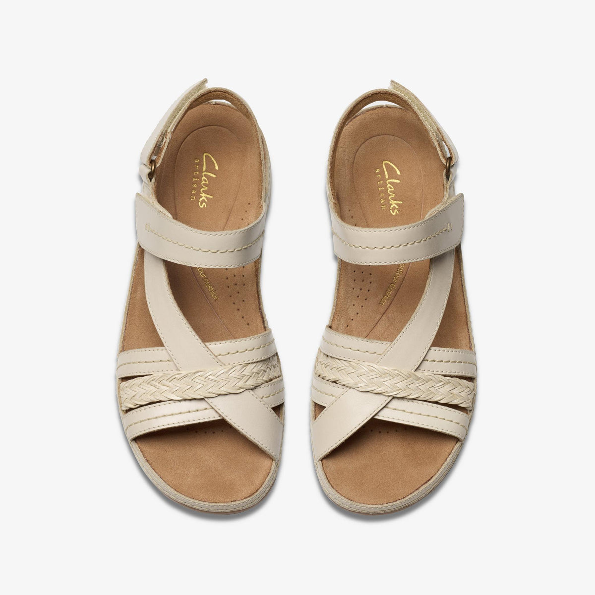 Cecily Strap Cream Leather - US 1493