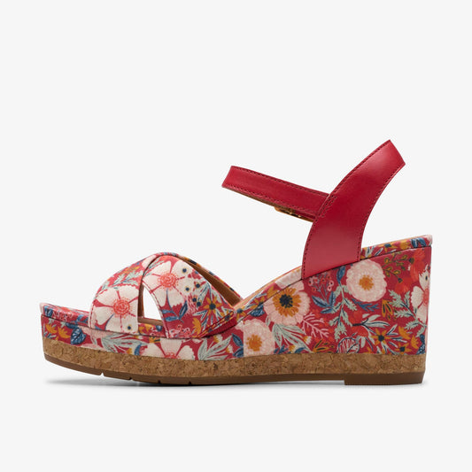 Chicly Floral Red Print - US 9360