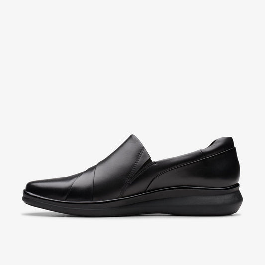 Lynell Slip Black Leather - US 9151