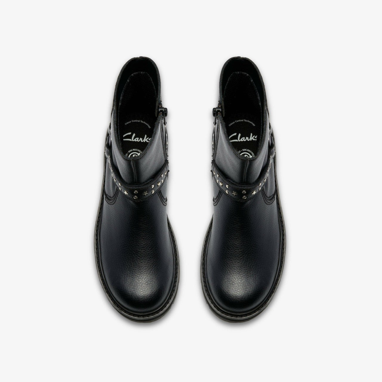 Prague Shine Kid Black Leather