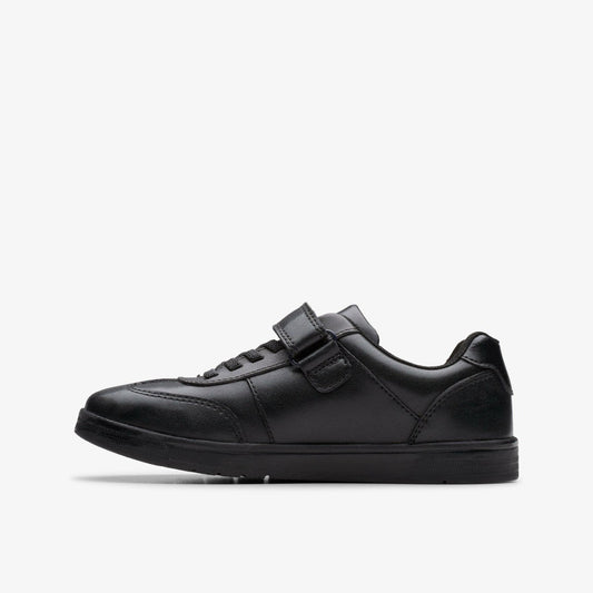 Disco Pace Kid Black Leather