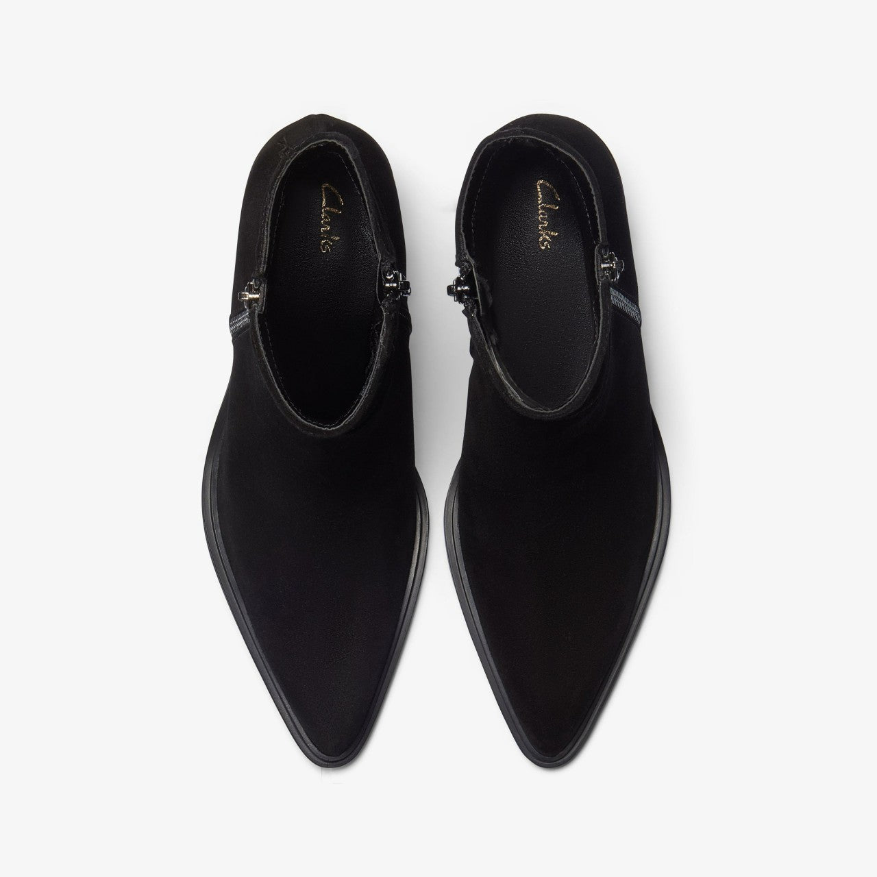 Jesse Zip Black Suede