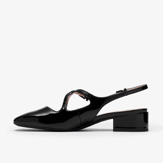 Crista Edge Black Patent - US 6762