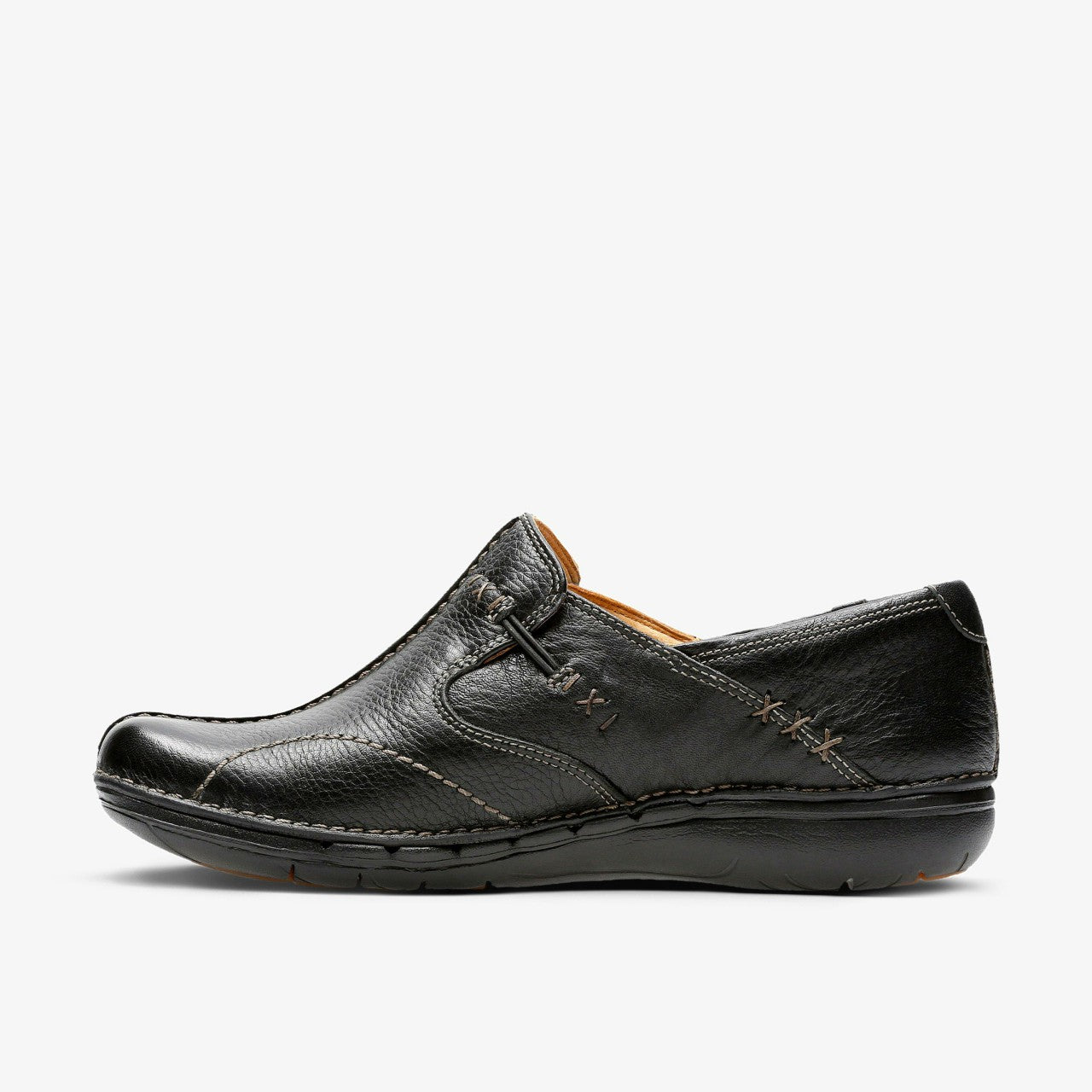Un Loop Black Leather