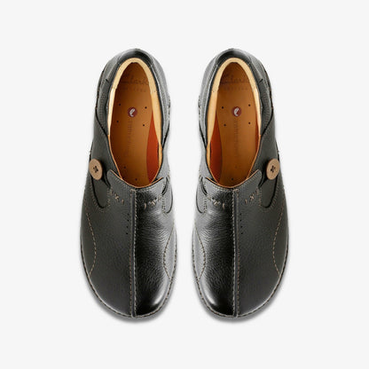 Un Loop Black Leather