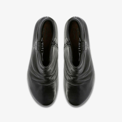 Matron Ella Ankle Boot Black Leather