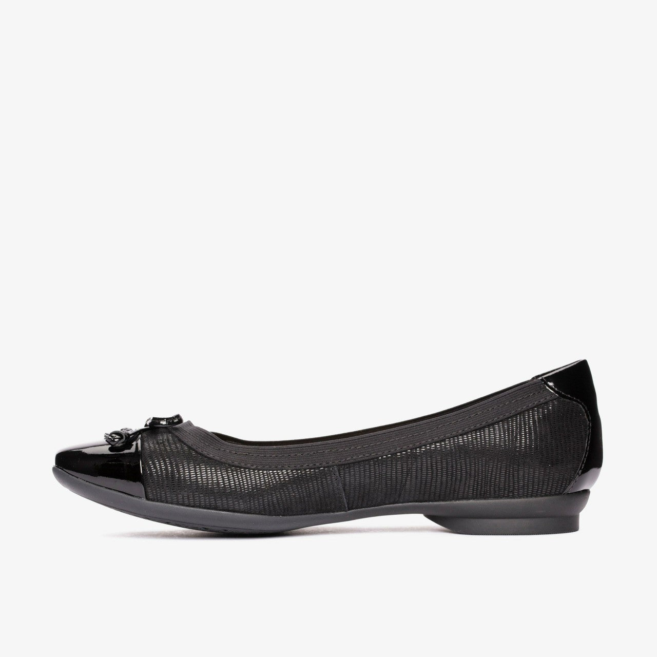 Candra Glow Black Suede