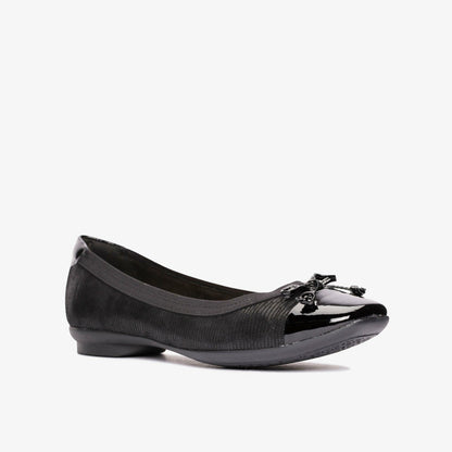 Candra Glow Black Suede