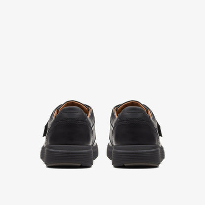Un Abode Strap Loafer Black Leather