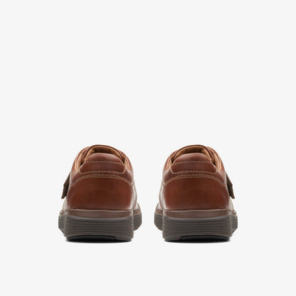 Un Abode Strap Loafer Dark Tan Leather