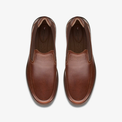 Un Abode Go Loafer Dark Tan Leather