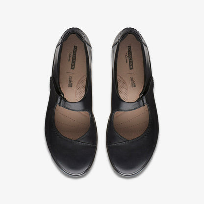 Hope Henley Black Leather