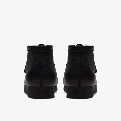 Wallabee Boot Black Leather
