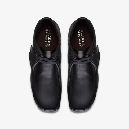 Wallabee Boot Black Leather