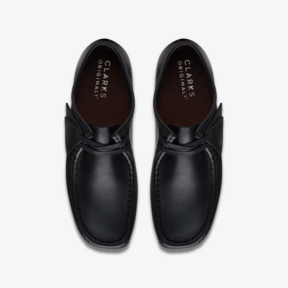 Wallabee Black Leather