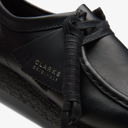 Wallabee Black Leather