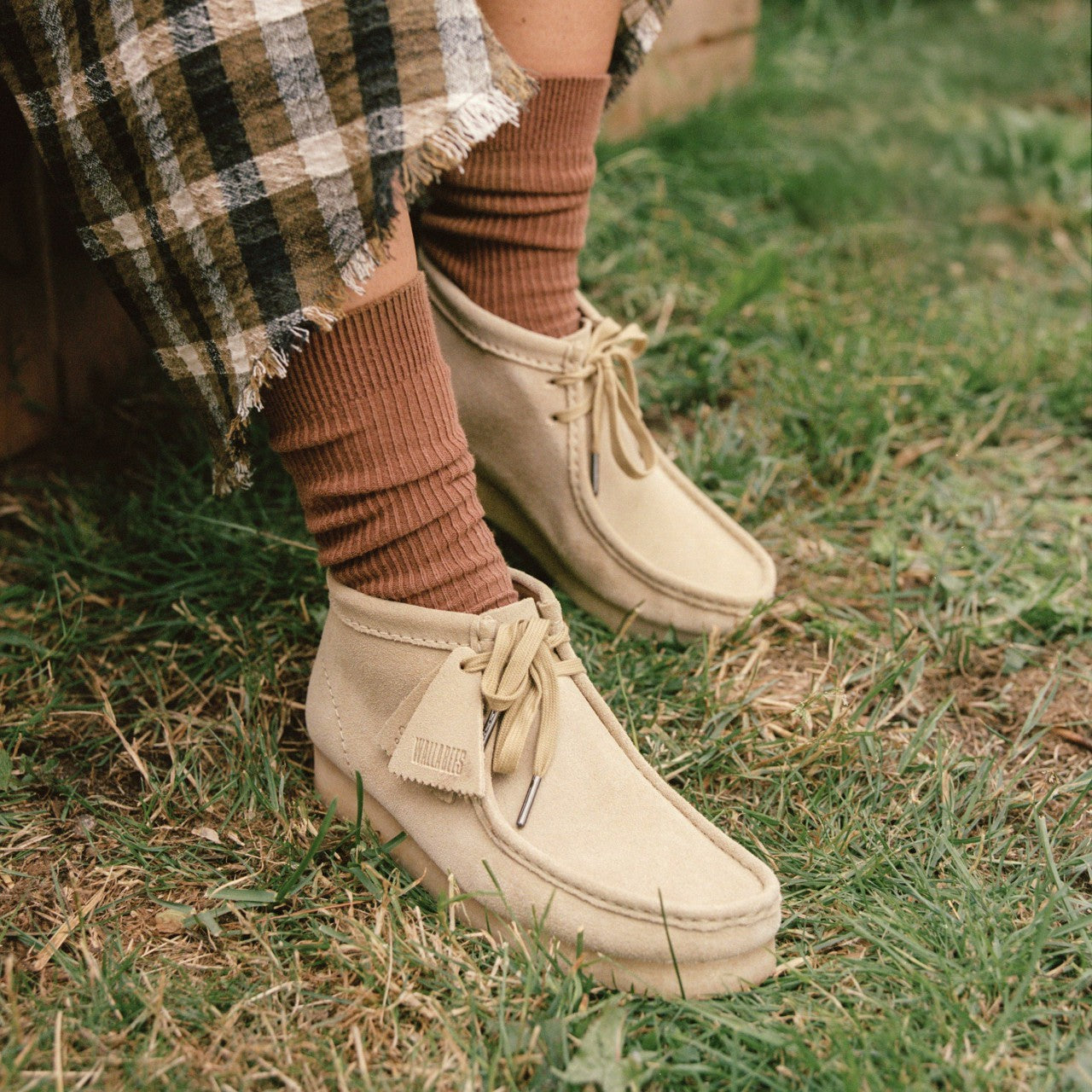 Wallabee Boot Maple Suede