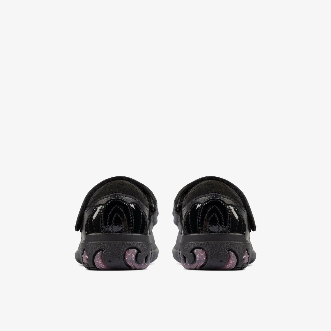 Sea Shimmer Toddler Black Leather