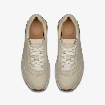 Craft Run Lace White Suede