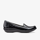 Black Patent/Crocodile