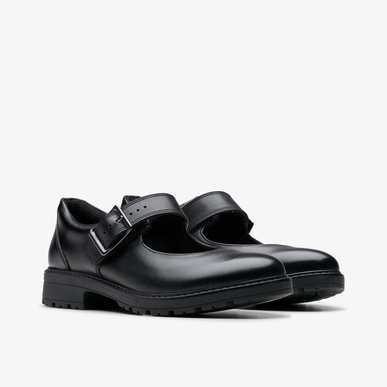 Loxham Walk Youth Black Leather
