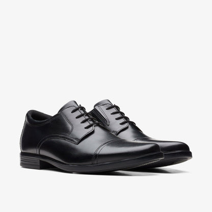 Howard Cap Black Leather