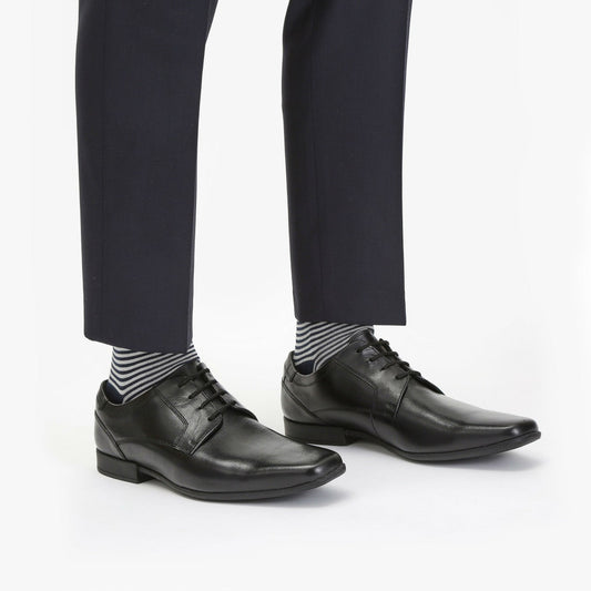 Sidton Lace Black Leather