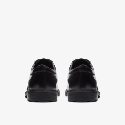 Kerton Lace Black Leather