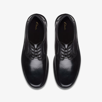 Kerton Lace Black Leather