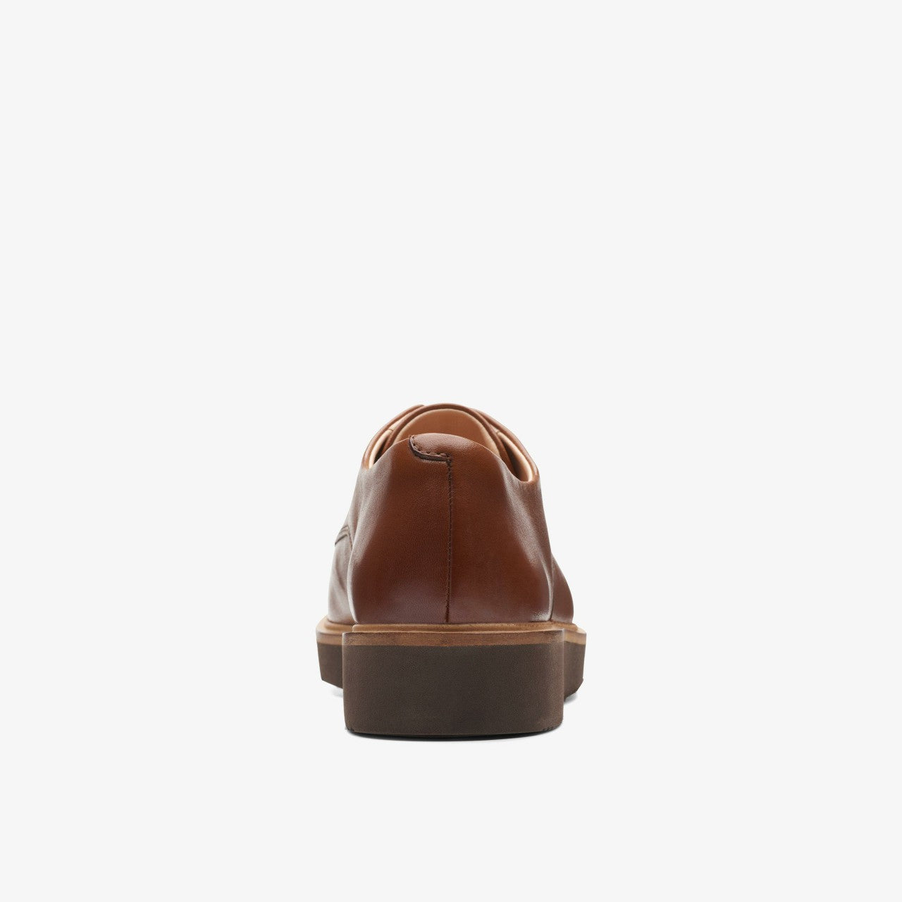 Glickly Derby Dark Tan Leather