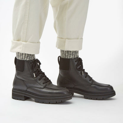 Orianna Mid Black Warmlined Leather