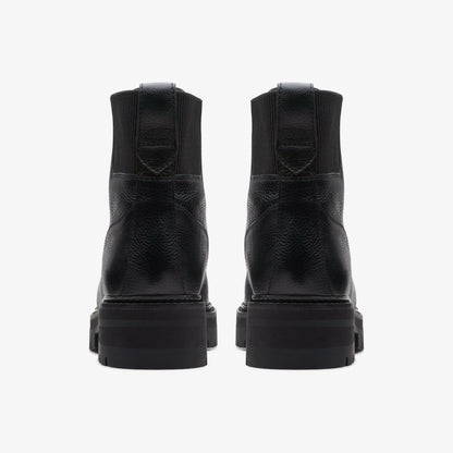 Orianna Mid Black Warmlined Leather