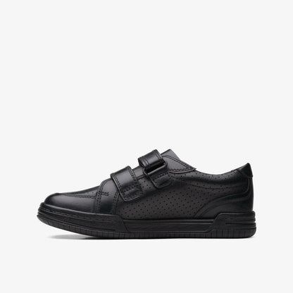 Fawn Strap Kid Black Leather