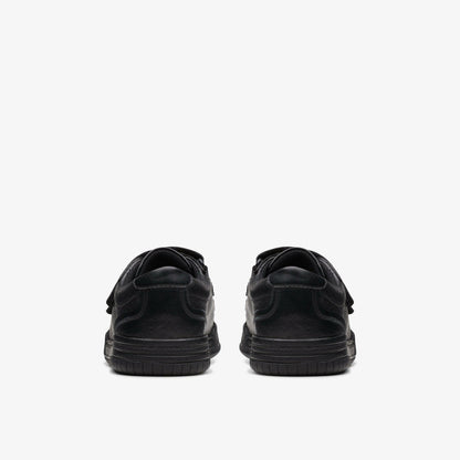 Fawn Strap Kid Black Leather