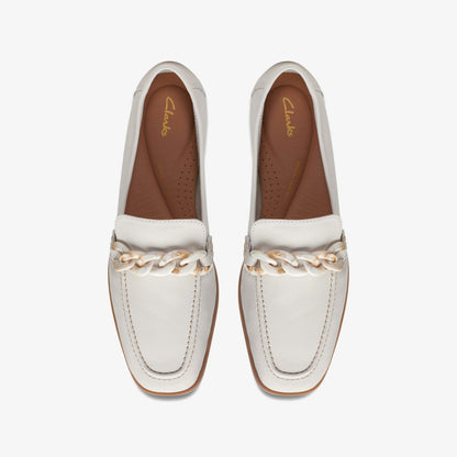 Sarafyna Iris Loafer White Leather