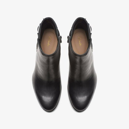 Freva 85 Buckle Black Leather