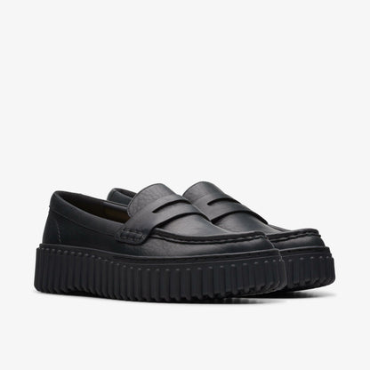Torhill Penny Loafer Black Leather