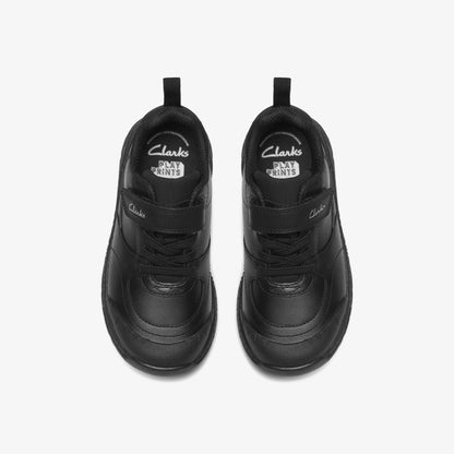 Steggy Stride Kid Black Leather