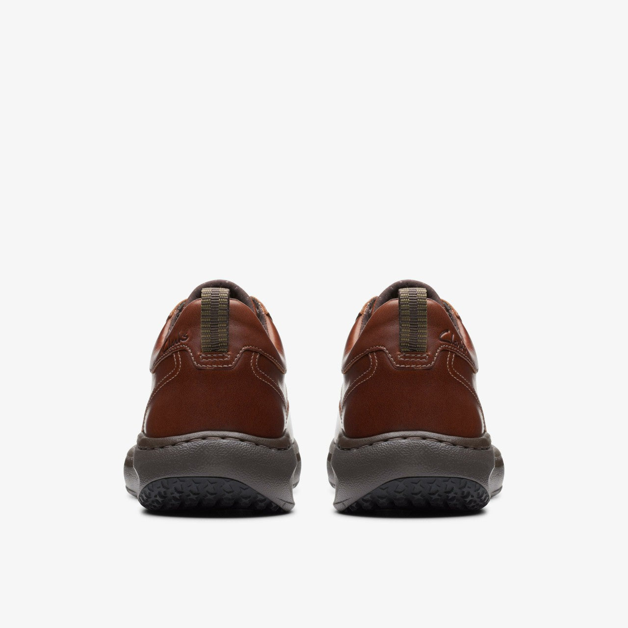 Clarks Pro Lace Dark Tan Leather