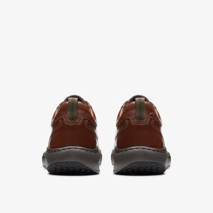 Clarks Pro Lace Dark Tan Leather
