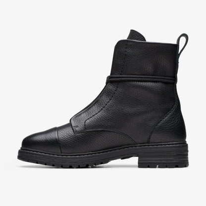 Rixley Lace Black Leather