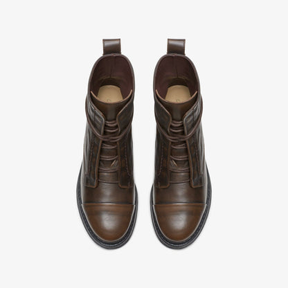 Rixley Lace Dark Brown Leather