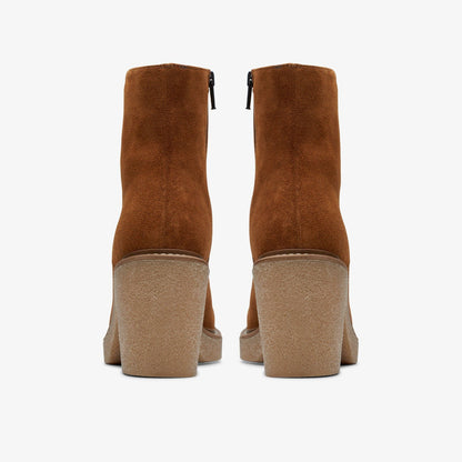 Colden Up Dark Tan Suede