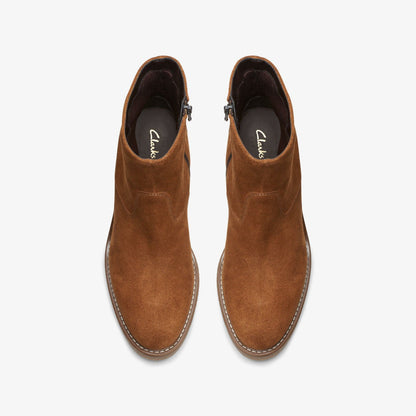 Colden Up Dark Tan Suede