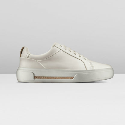 Hollyhock Walk Off White Leather