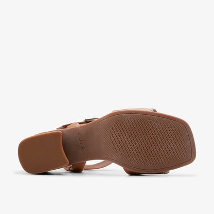 Siara 65 Buckle Tan Leather