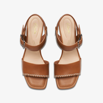 Siara 65 Buckle Tan Leather