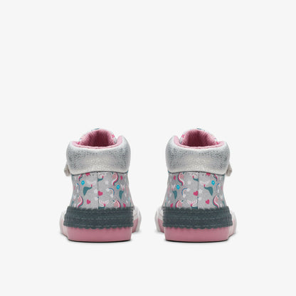 Foxing Halo Hi Toddler Silver